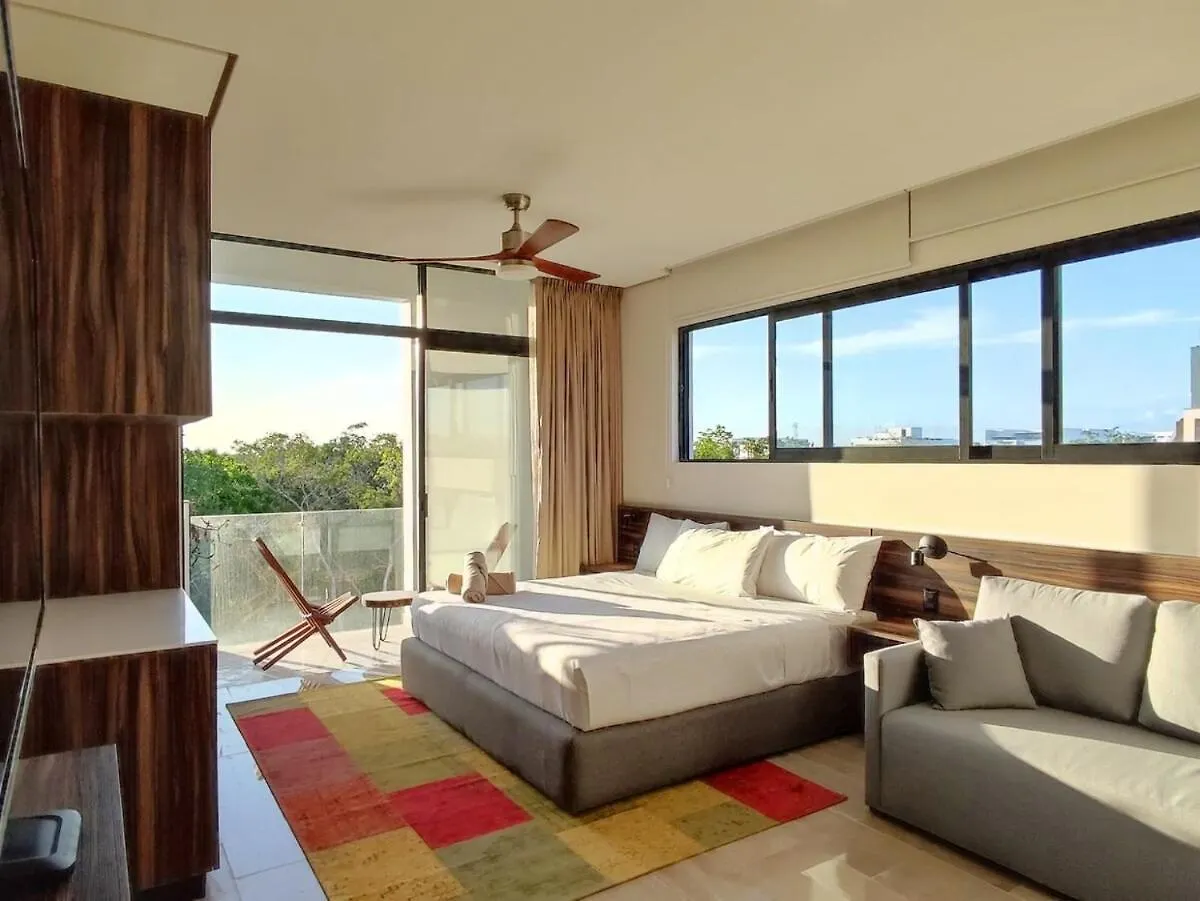Modern Studio With Grate Sunset View Pool&Gym Aldea Zama Tulum